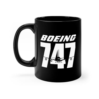 BOEING 747 DESIGNED MUG Printify